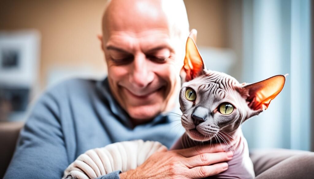 Affectionate Sphynx Cat