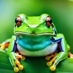 Australian green tree frog