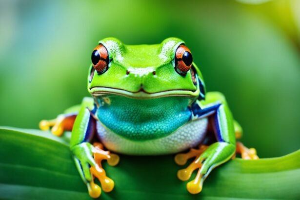 Australian green tree frog