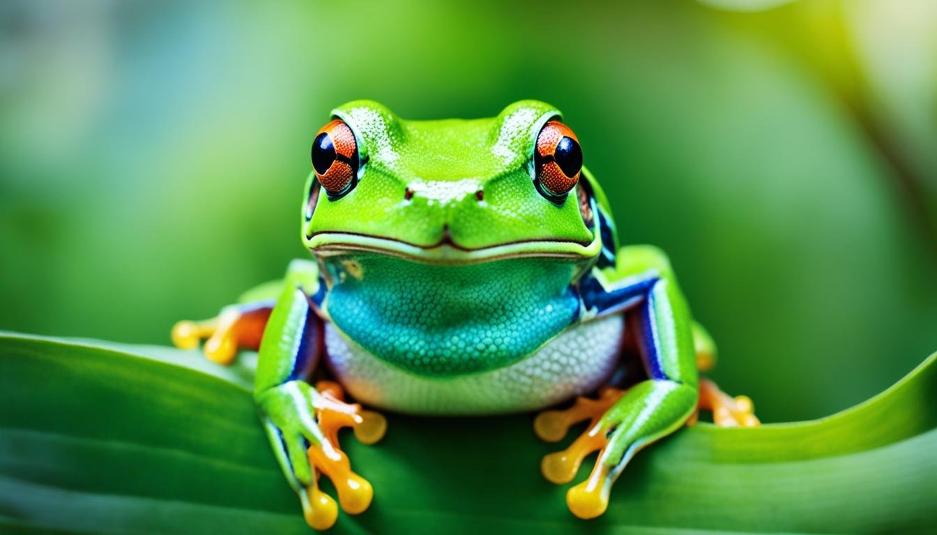 Australian green tree frog