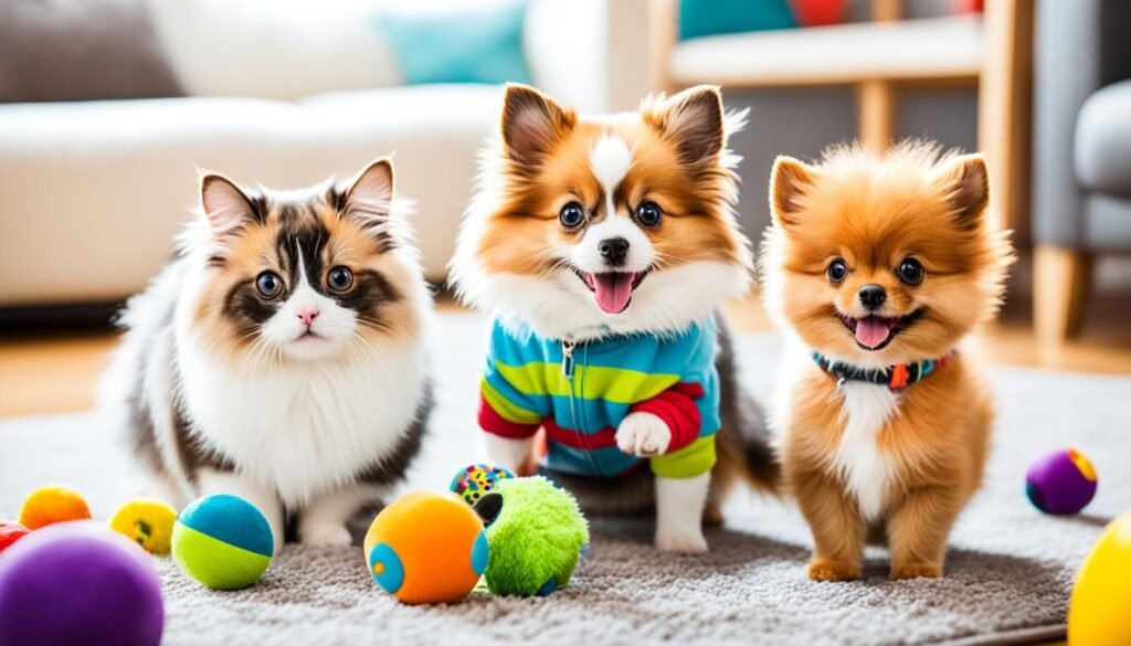 Playful Pets Providing Mental Stimulation