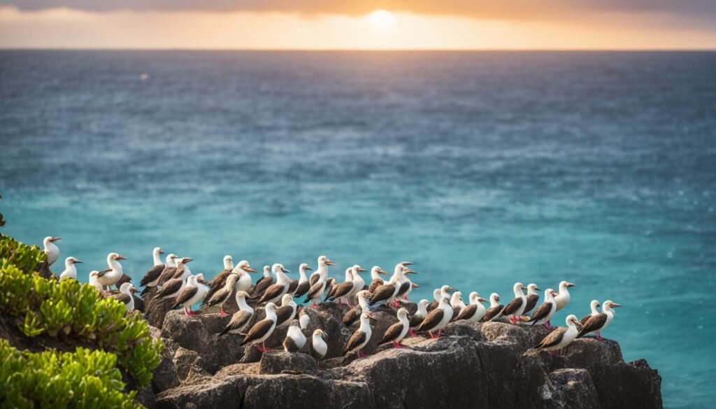 Red-footed Boobies in their Habitat