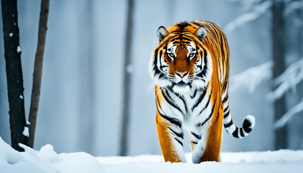 Siberian Tiger in Habitat