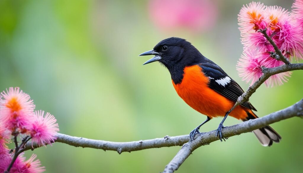 songbird during breeding season