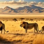 where do lions live in the world