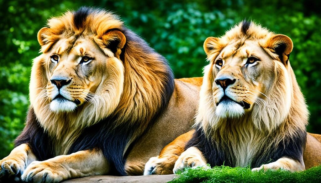 Asiatic Lions at London Zoo