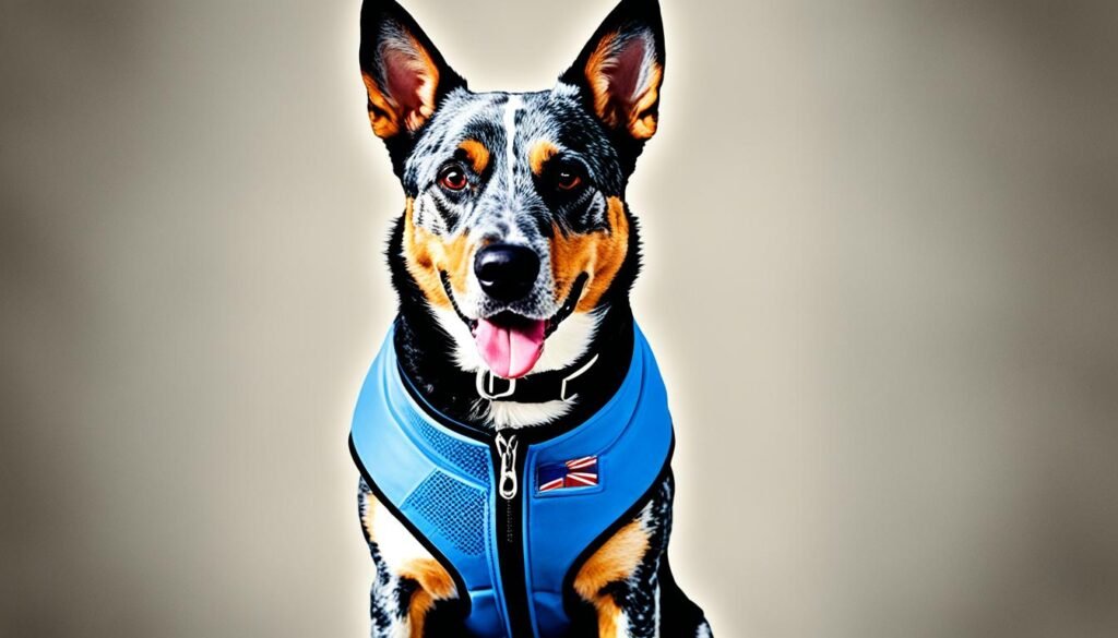 Australian Cattle Dog with blue speckled coat