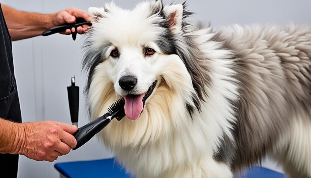 Australian Shepherd grooming