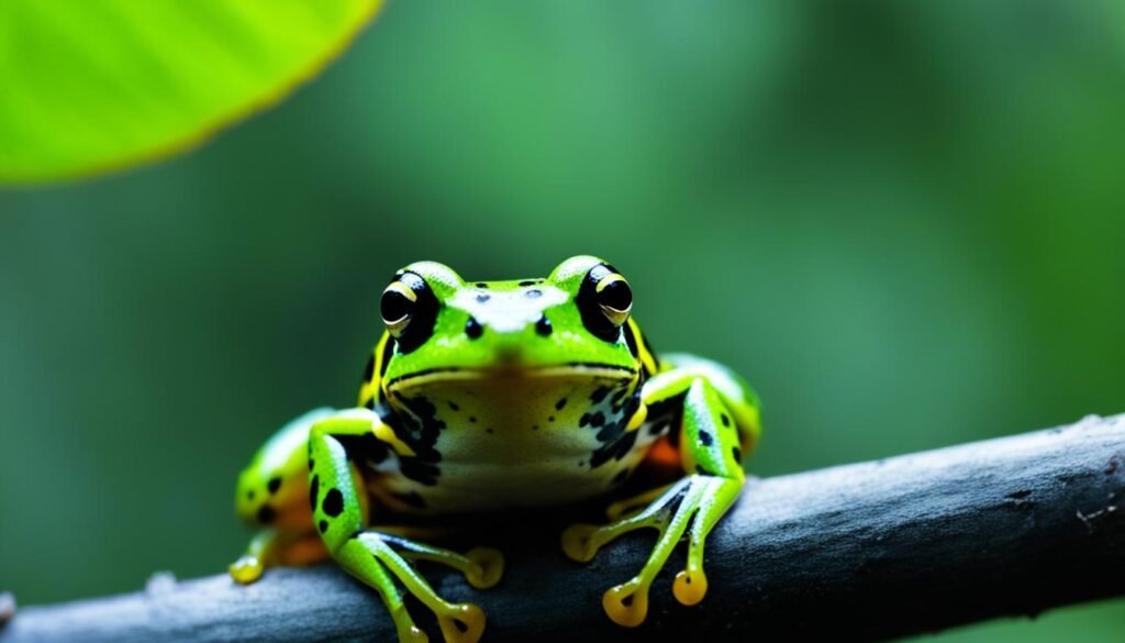 Critically endangered frog species