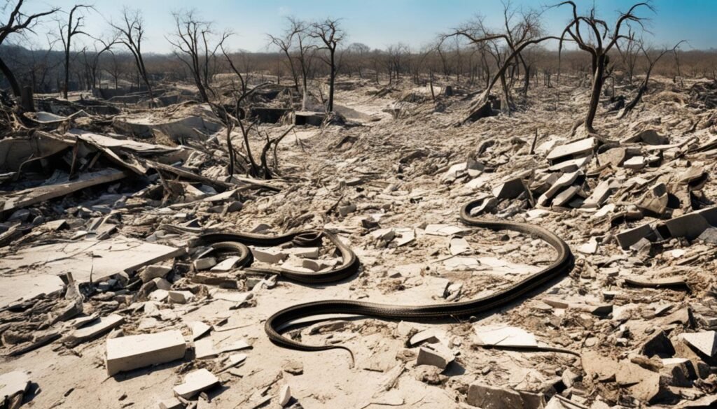 King cobra habitat loss