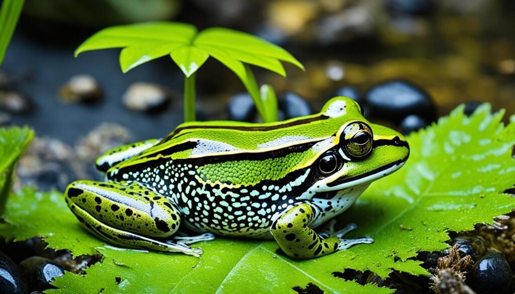 diverse species of frogs