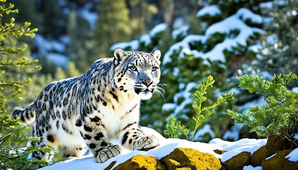 Snow leopard conservation efforts