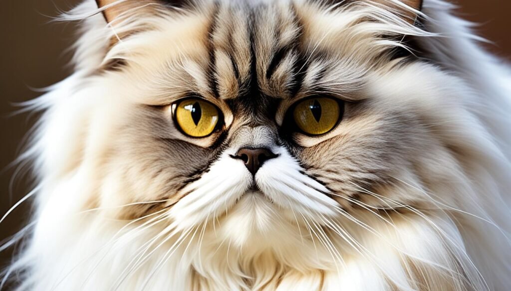 Persian cat fluffy coat