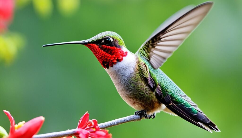 Ruby-throated hummingbird