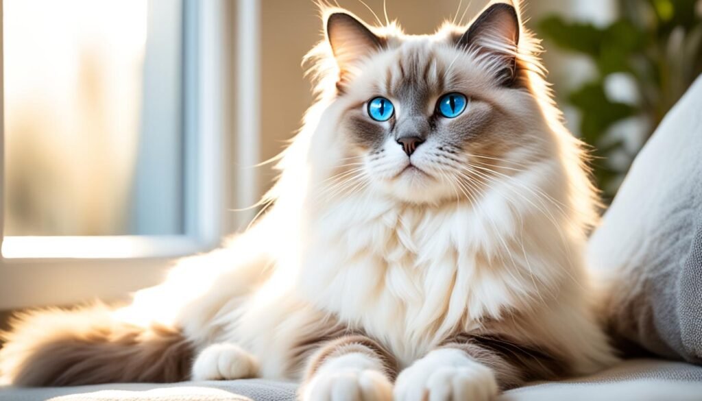 Ragdoll Blue Eye Cat