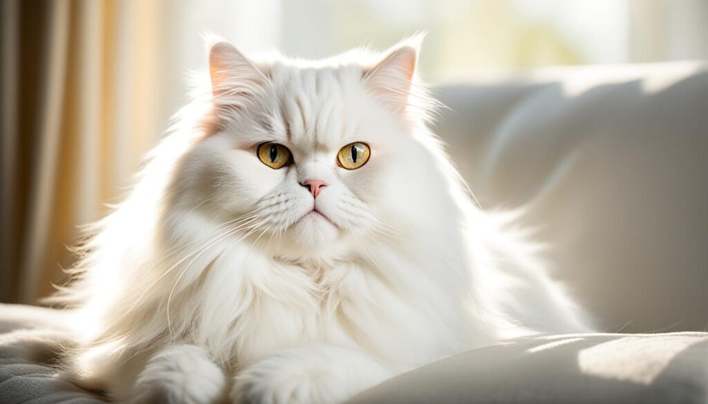 white persian cat