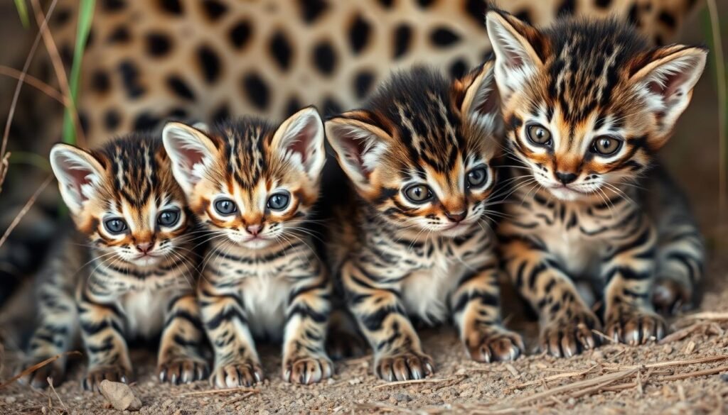 Black-footed cat kitten development