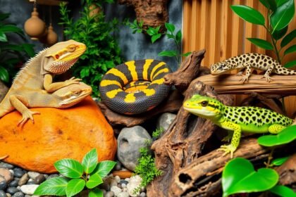 Types of reptiles suitable as pets