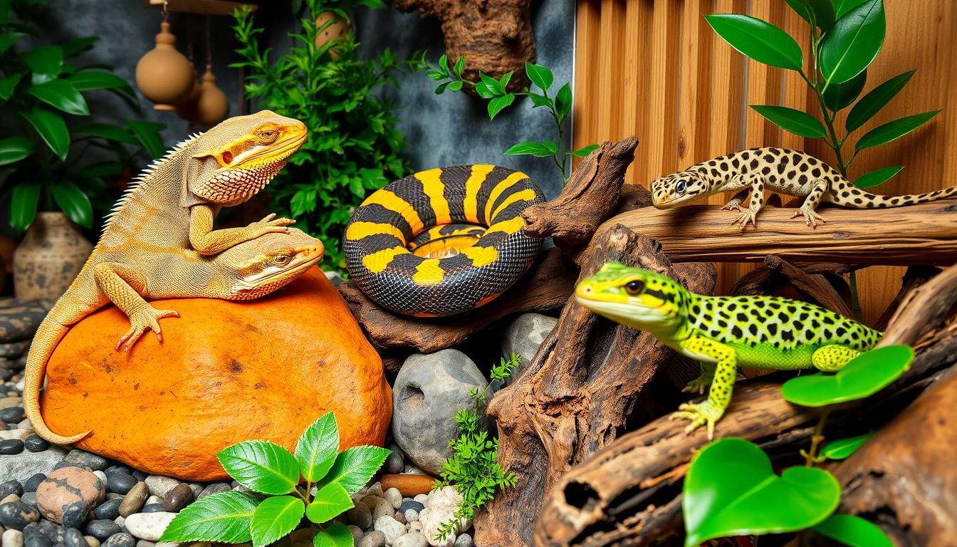 Types of reptiles suitable as pets