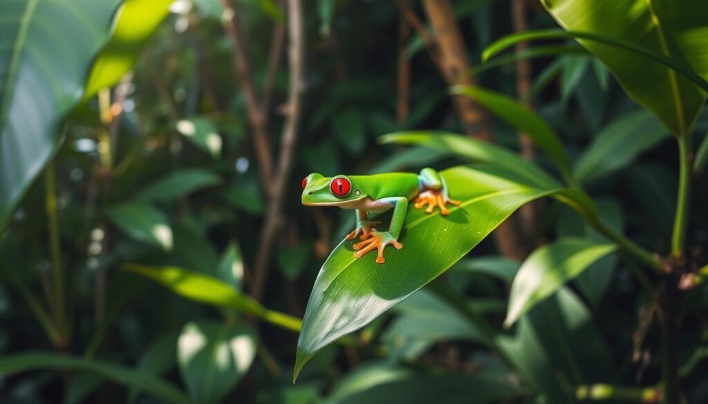 red-eyed tree frog