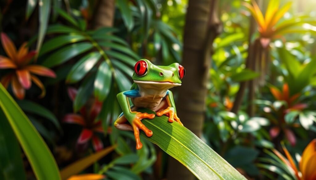 red-eyed tree frog