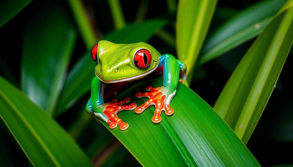 Red-Eyed Tree Frog Survival Adaptations